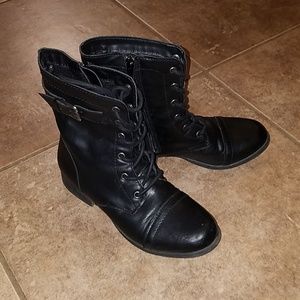 American Rag black combat boots